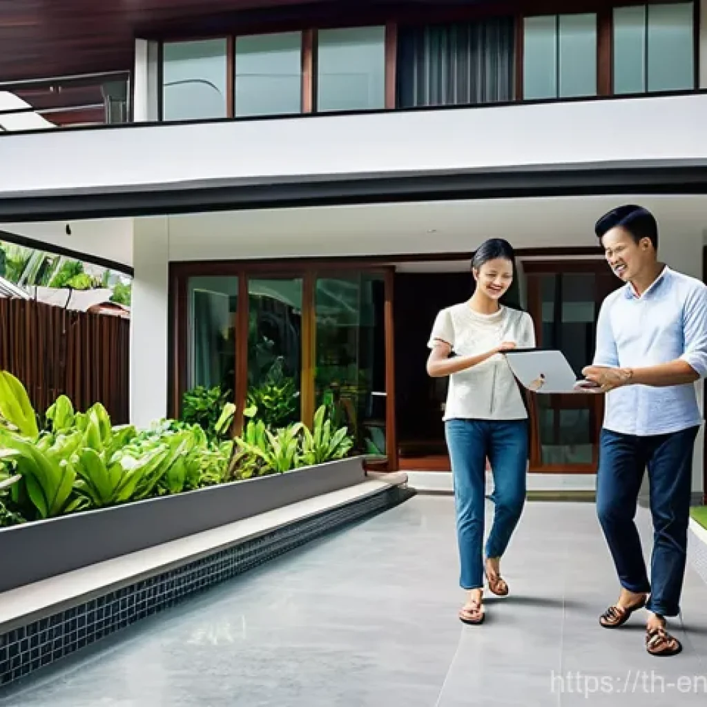 분산형 에너지 시스템의 에너지 관리 시스템 - **Prompt 1: A Smart, Sustainable Thai Family Home**
    A bright, sunny outdoor shot of a modern, mu...