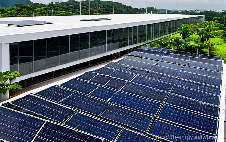 분산형 에너지 시스템의 투자 전망 - **A Serene Thai Home with Solar Energy:**
    A vibrant, sun-drenched image of a modern, single-stor...